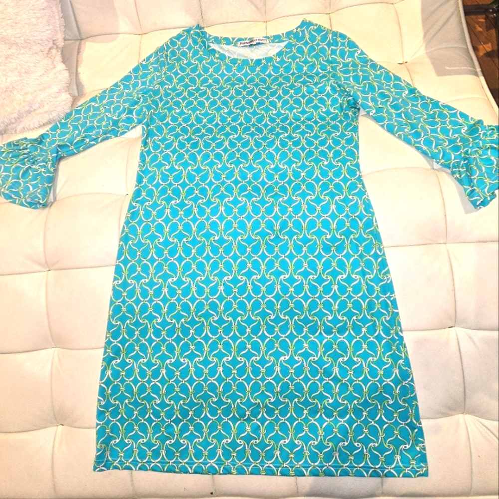 NEVER WORN! Barbara Gerwit dress sz s.    HAS POCKETS!!